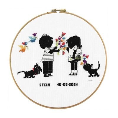 Borduurpakket Jip en Janneke (pkt)*