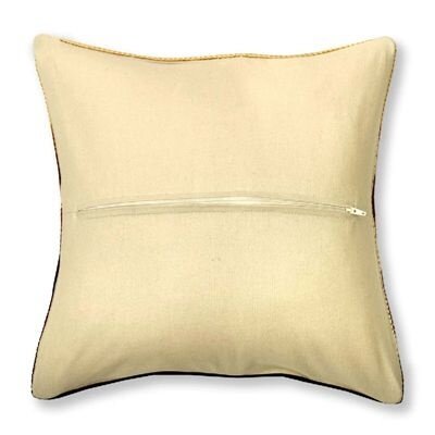 Kussenrug met rits ecru 40 x 40 cm