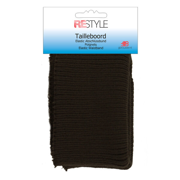 Restyle Taille boorden Donkerbruin