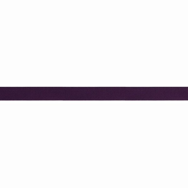 Lint Satijn Dubbelzijdig Donkerpaars 15 mm - 25 meter