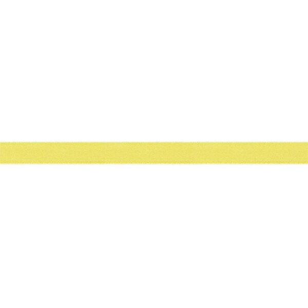 Lint Satijn Dubbelzijdig Geel 15 mm - 25 meter