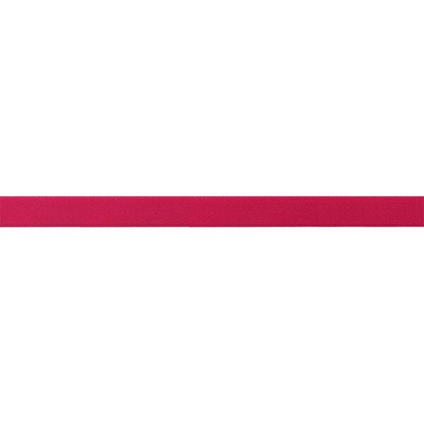 Lint Satijn Dubbelzijdig Donkerroze 15 mm - 25 meter