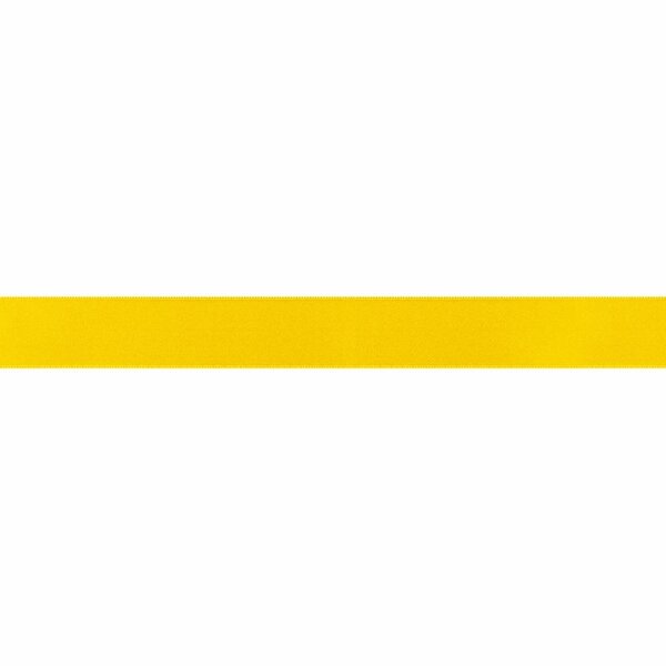 Lint Satijn Dubbelzijdig Geel 25 mm - 25 meter