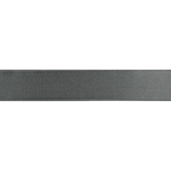 Lint Satijn Dubbelzijdig Grijs 38 mm - 25 meter