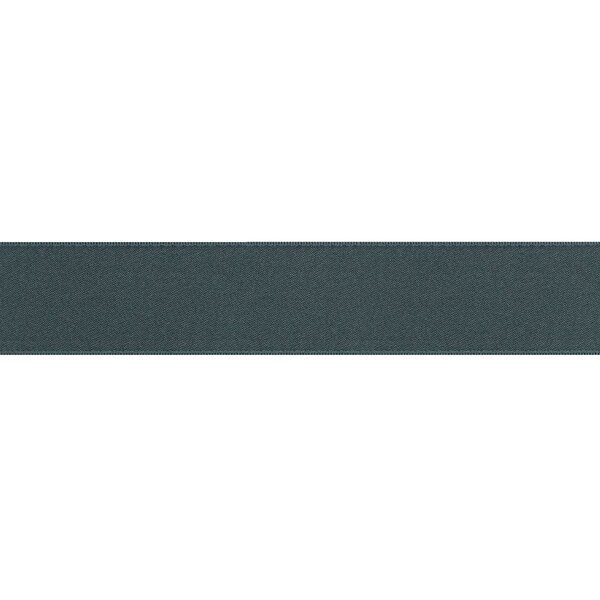 Lint Satijn Dubbelzijdig Donkergrijs 38 mm - 25 meter