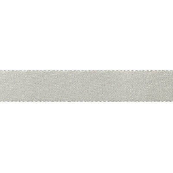 Lint Satijn Dubbelzijdig Lichtgrijs 38 mm - 25 meter