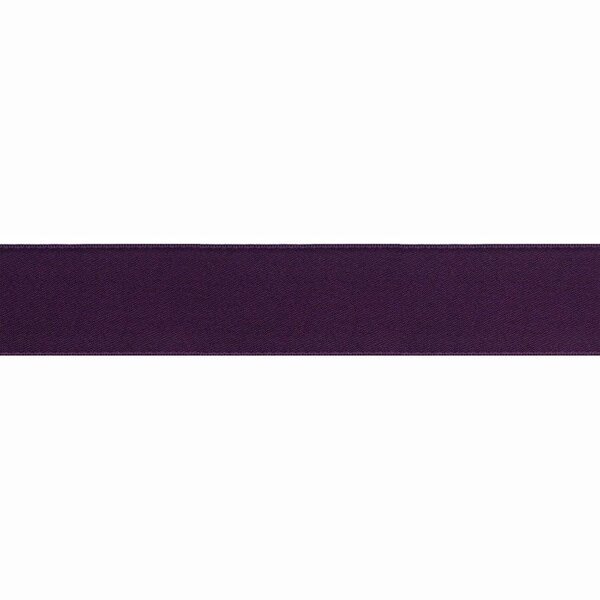 Lint Satijn Dubbelzijdig Donkerpaars 38 mm - 25 meter