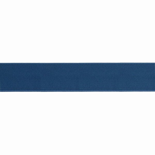 Lint Satijn Dubbelzijdig Blauw 38 mm - 25 meter