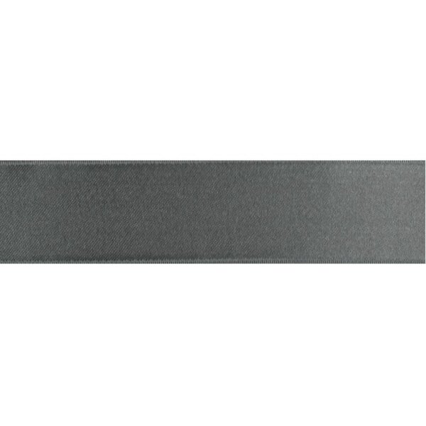 Lint Satijn Dubbelzijdig Grijs 50 mm - 25 meter