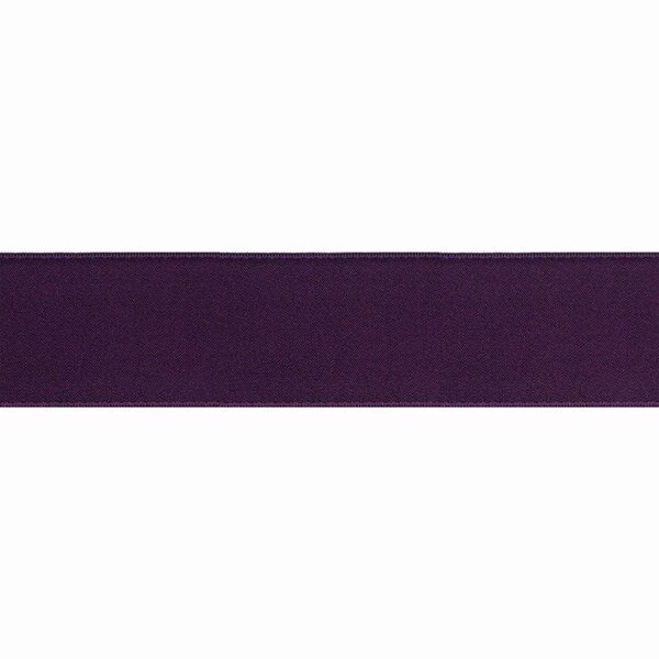 Lint Satijn Dubbelzijdig Donkerpaars 50 mm - 25 meter