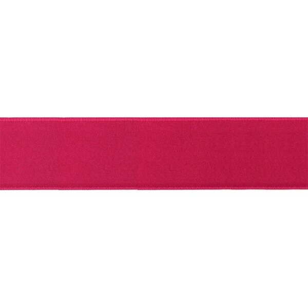 Lint Satijn Dubbelzijdig Donkerroze 50 mm - 25 meter