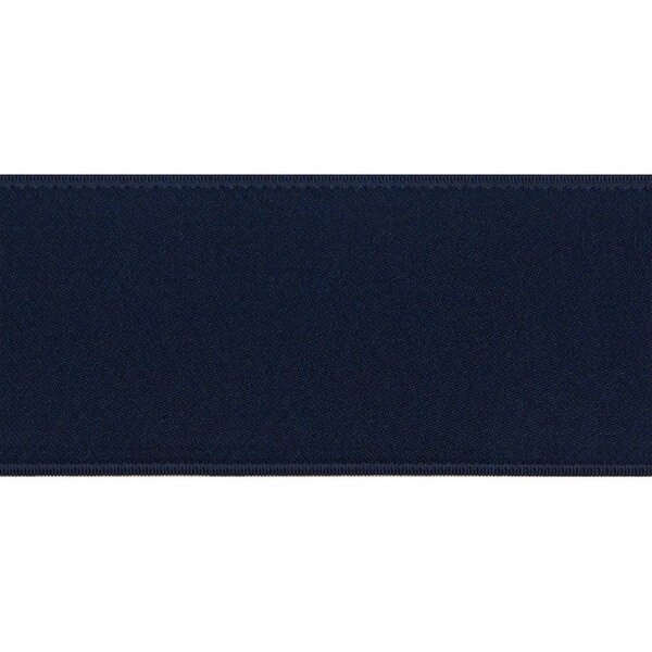 Lint Satijn Dubbelzijdig Donkerblauw 95 mm - 25 meter