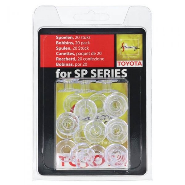 Toyota Naaimachine Spoelen Transparant - 20 stuks
