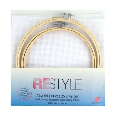 Aida 54 14 ct plus 15+18 cm ring - 009