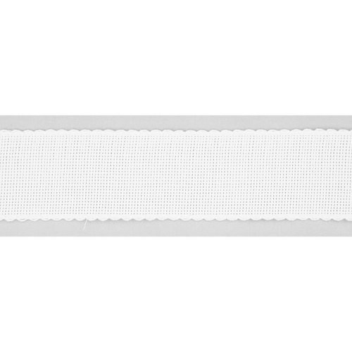 2.5 meter Borduurband Aida Wit 50mm breed