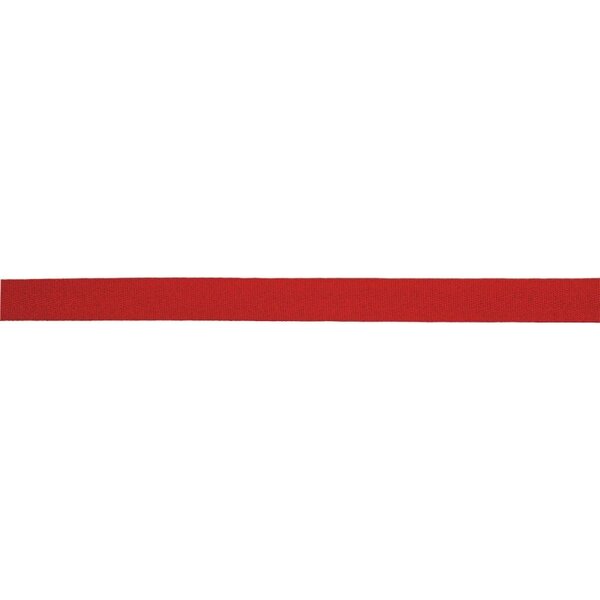 Keperband Polyester Rood 20 mm - 20 meter