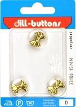 Knoop Strikje 15 mm - 3 stuks