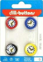 Knoop Klok 18 mm - 4 stuks