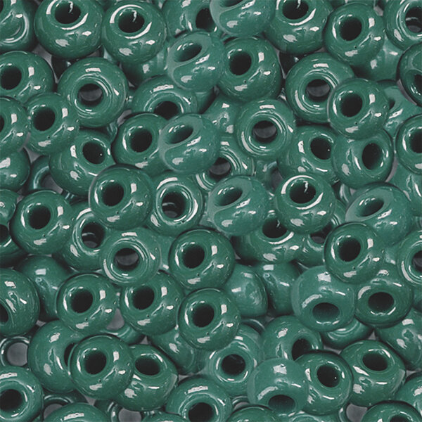 Boheemse rocailles Ø 5 mm dennengroen