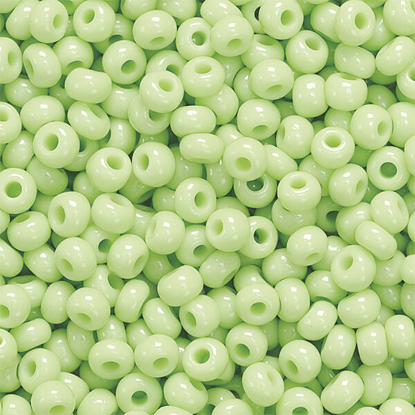 Boheemse rocailles Ø 2,5 mm meigroen