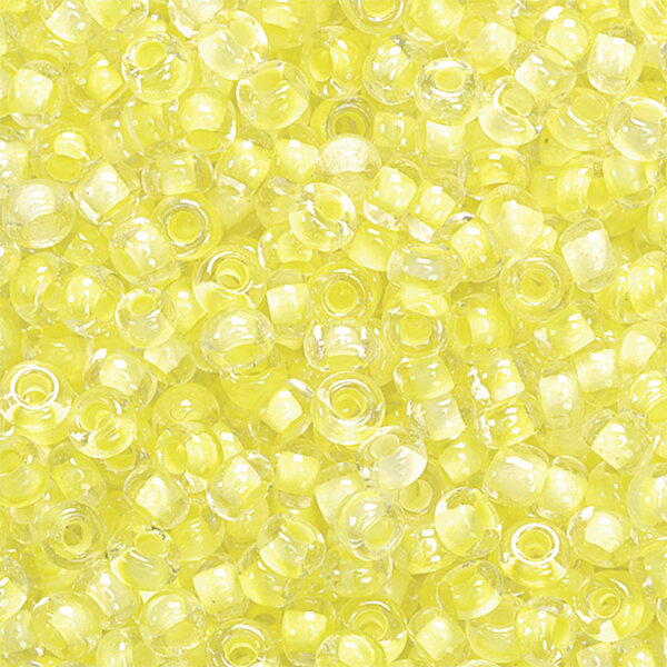 Boheemse rocailles Ø 2,5 mm citroengeel