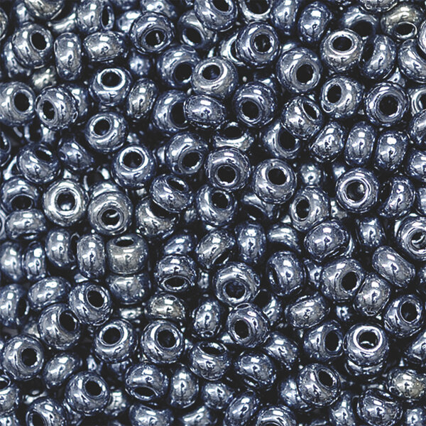 Boheemse rocailles Ø 2,5 mm antraciet