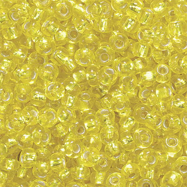 Boheemse rocailles Ø 2,5 mm geel