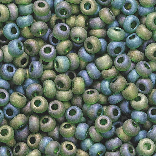 Boheemse rocailles Ø 2,5 mm groen