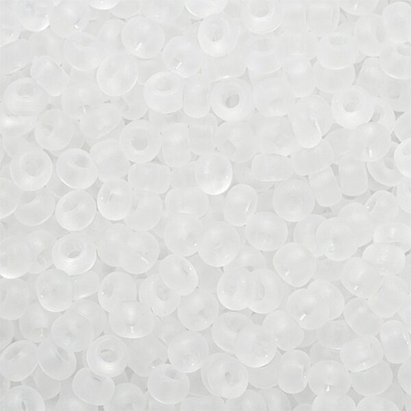 Boheemse rocailles Ø 2,5 mm transparant