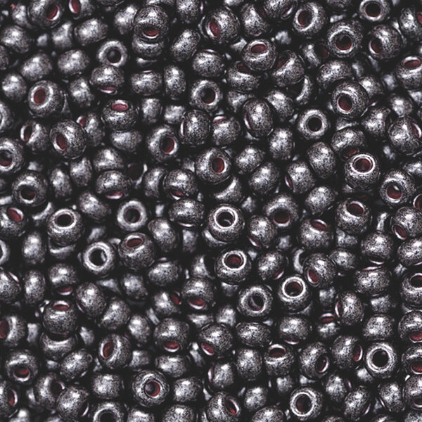 Boheemse rocailles Ø 2,5 mm antraciet