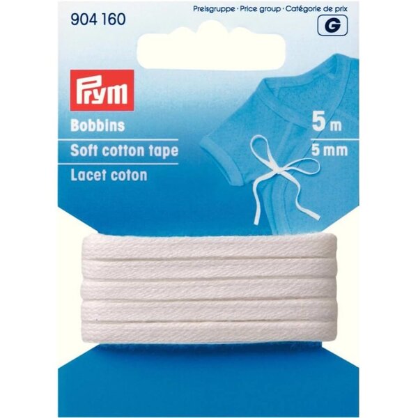 Prym Veterband 5mm wit - 5m
