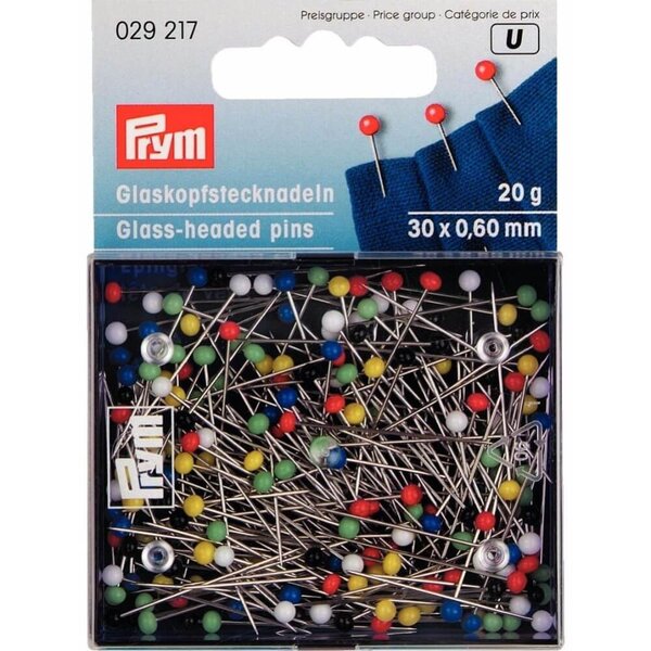 Prym Glaskopspelden 0.60x30mm zilver