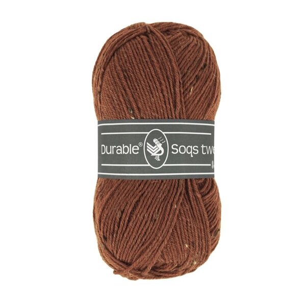 Durable Soqs tweed 50 gram - 417 Bombay Brown