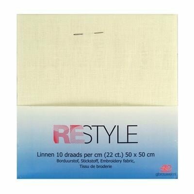 Linnen borduurstof 10-draads