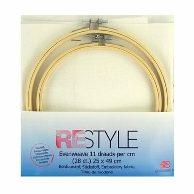 Aftelstof 28 count + ringen