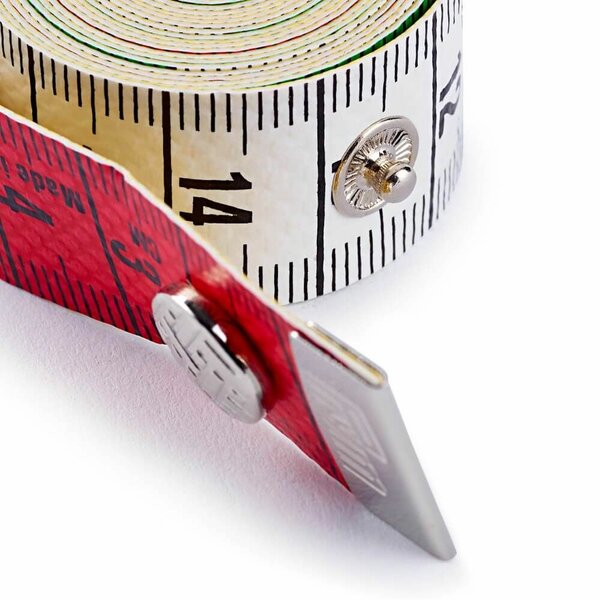 Centimeter lint met drukknoop 150cm