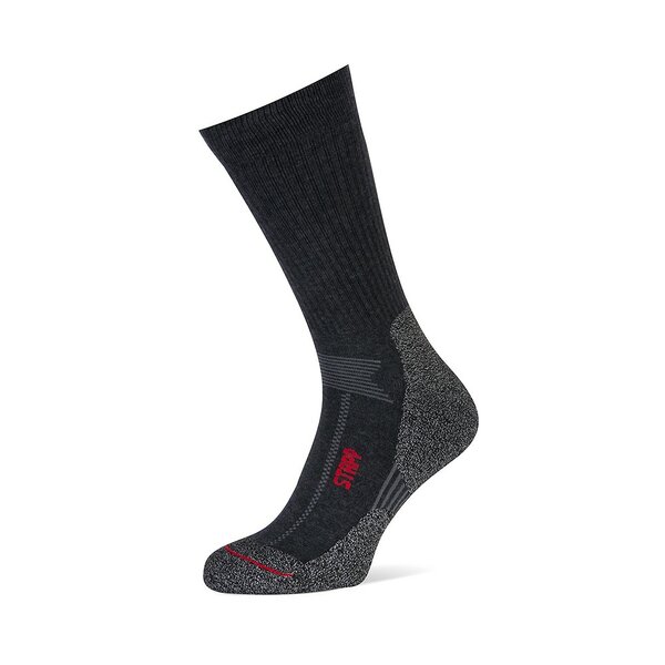 Stapp Unisex sterke katoenen kous - Antraciet - 1 paar