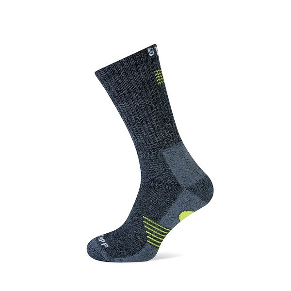 Stapp Sterke bamboekousen - Dark Grey Yellow - 1 paar