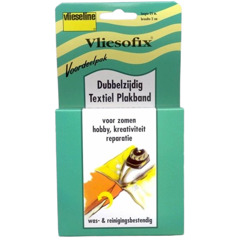 Vlieseline Vliesofix tweezijdig strijkbaar zoomvlies 20 mm x 25 meter