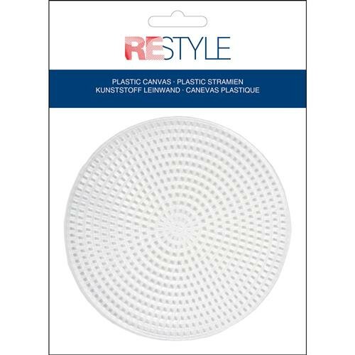  Plastic stramien cirkel pm 11 cm- 6 stuks 