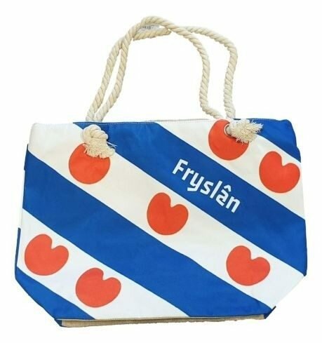 Strandtas Fryslân met rits