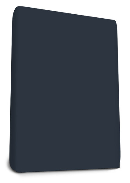 Carese - Dubbel Jersey Hoeslaken - Marine - 160 x 200/210 cm