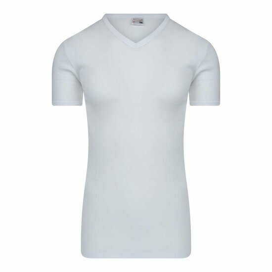 Beeren Heren M3000 V-hals T-shirt Extra Lang Wit