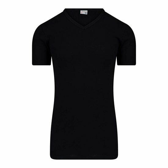 Beeren Heren M3000 V-hals T-shirt Extra Lang Zwart