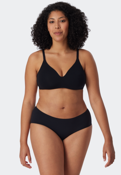 Schiesser Panty Midi Invisible Soft - Zwart