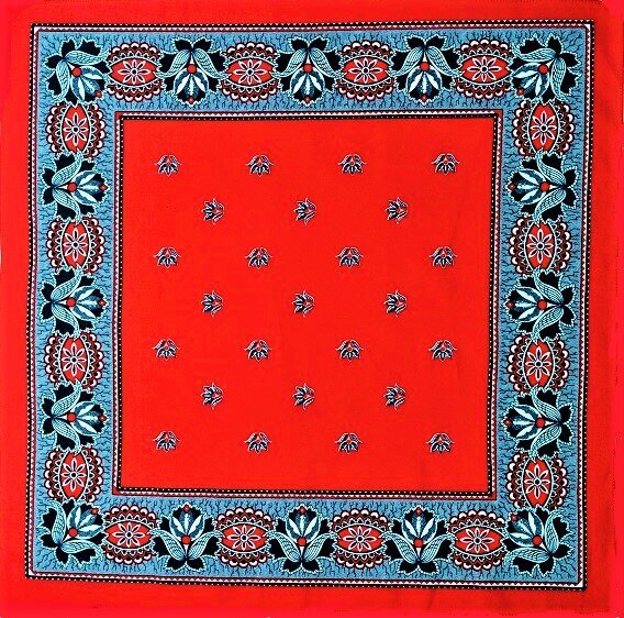 Rode Boerenzakdoek 63x63 cm