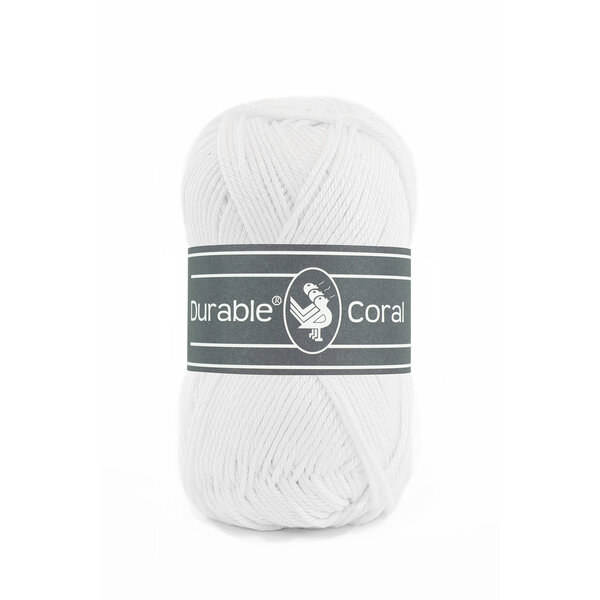 Durable Coral Katoen 50 gram - 310 - White
