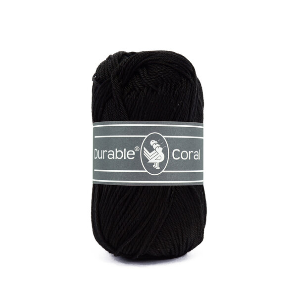 Durable Coral Katoen 50 gram - 325 - Black
