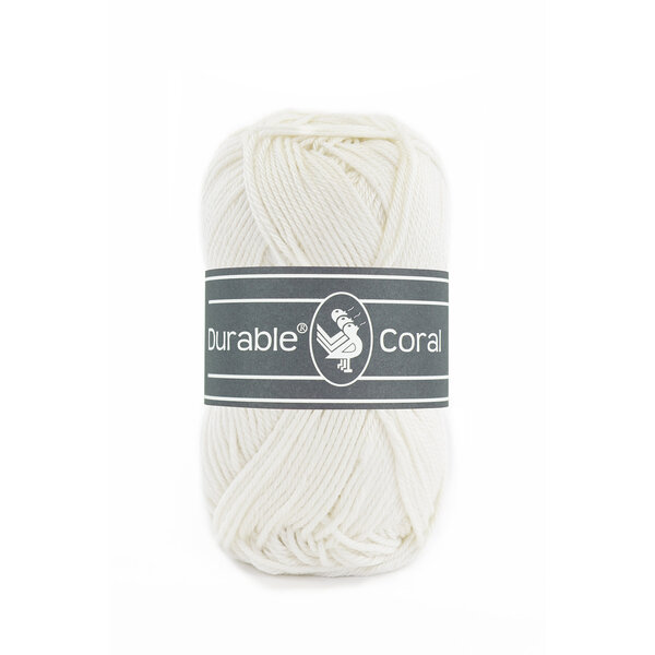 Durable Coral Katoen 50 gram - 326 - Ivory
