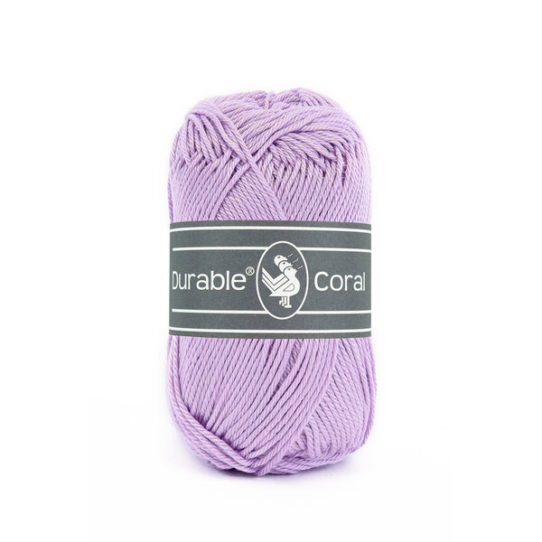 Durable Coral Katoen 50 gram - 396 - Lavender